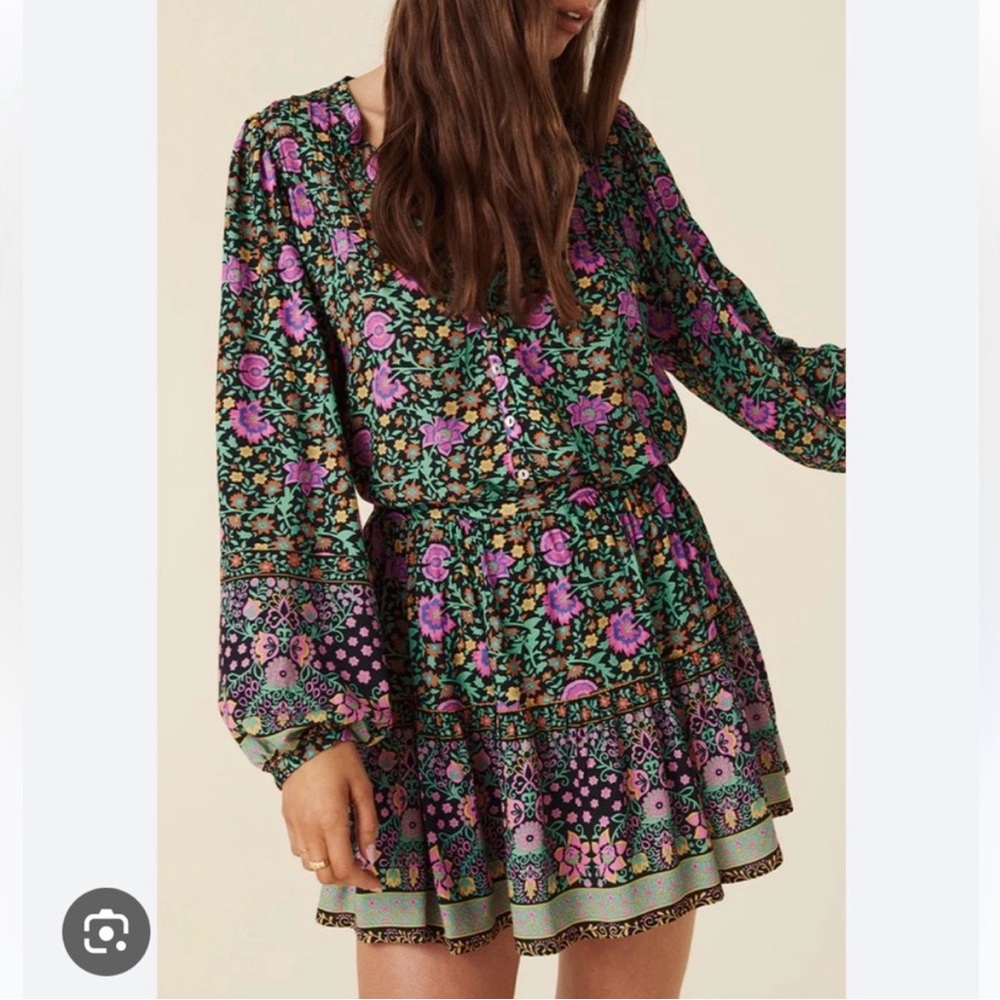 Spell gypsy collective Village Mini Skirt Forest Meadow Collective NWT Small